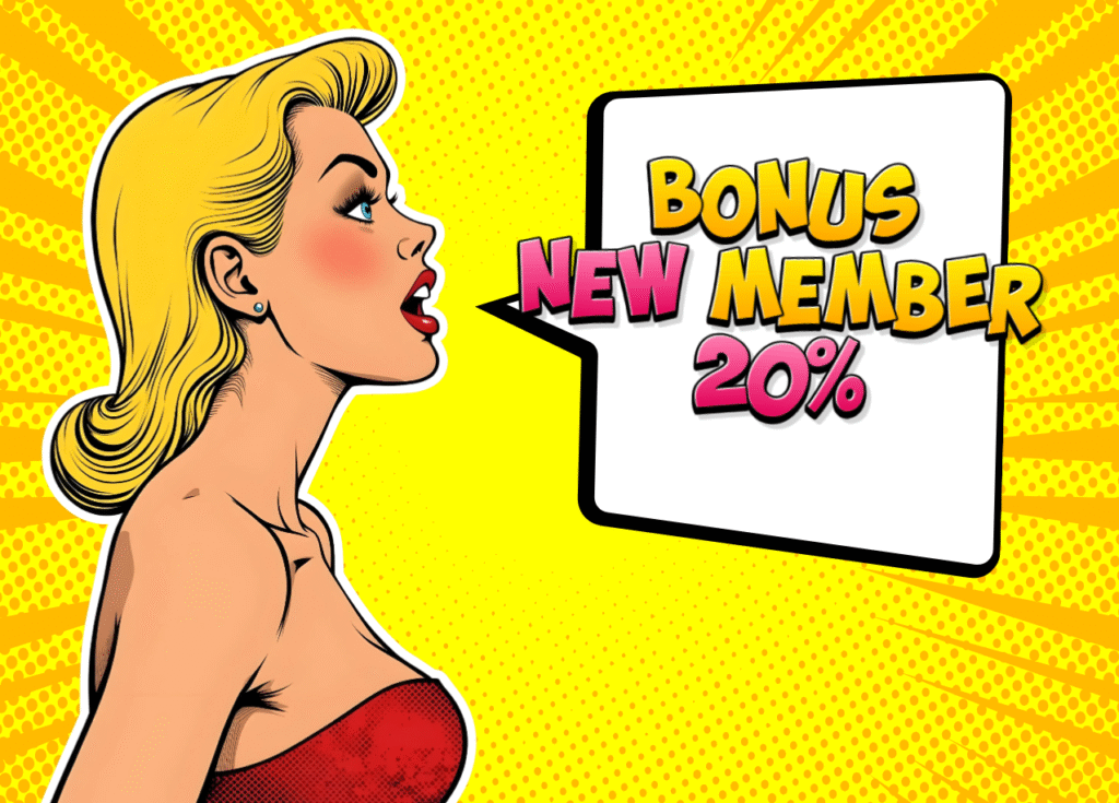 Bonus New Member 20%