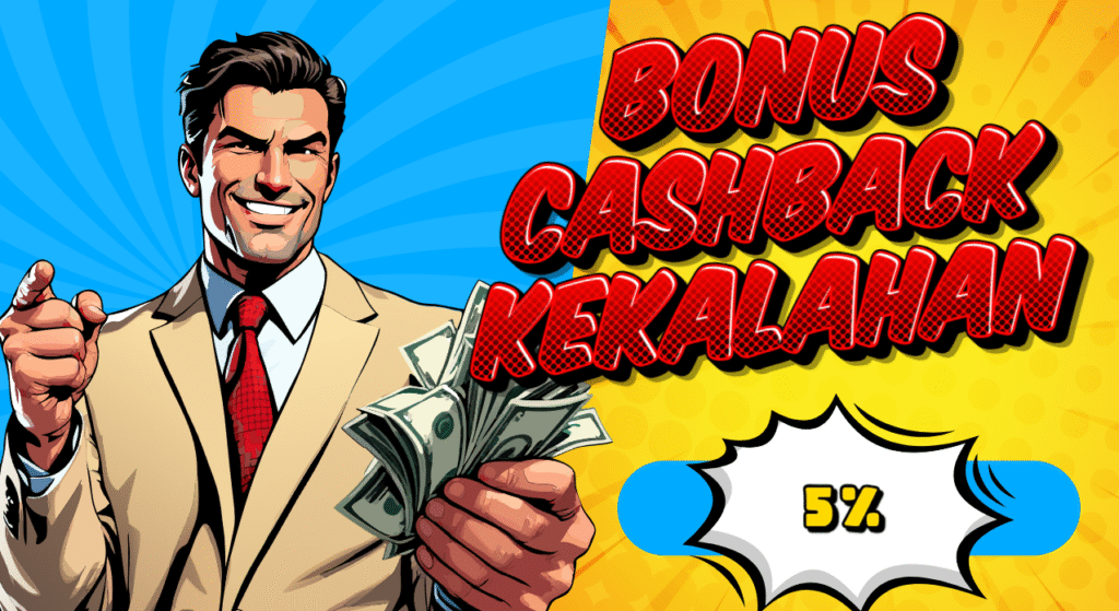 Bonus Cashback Kekalahan 5%